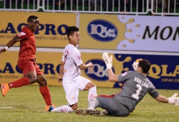 HAGL mất điểm đáng tiếc trước Hải Phòng