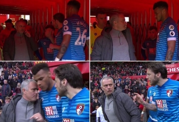 HLV Mourinho ‘dằn mặt’ cầu thủ đạp vào đầu Ibrahimovic