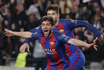 Sergio Roberto ‘vô thức’ khi ghi bàn thắng vàng cho Barca