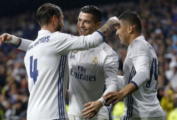 Ronaldo và Ramos tỏa sáng, Real Madrid lên đỉnh La Liga