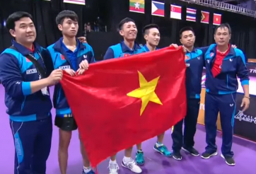 Bóng bàn Việt Nam tạo địa chấn với tấm HCV SEA Games