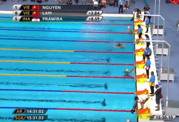  Huy Hoàng giành HCV cho bơi Việt Nam, phá sâu kỷ lục SG