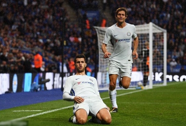 Morata nổ súng, Chelsea đánh bại Leicester tại King Power