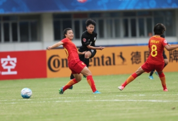 Kiên cường, U19 nữ Thái Lan thua ‘nhẹ’ đại gia Trung Quốc