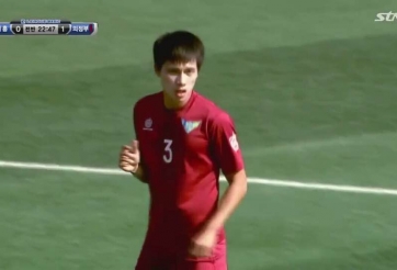 Anh Tài đá trọn 90 phút trong trận thăng hạng của Uijeongbu 