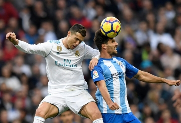 Ronaldo ghi bàn quyết định Real thắng nhọc Malaga