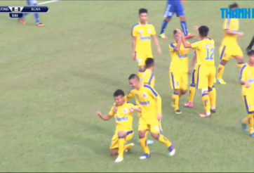 U21 SLNA phối hợp đẹp mắt, Xuân Mạnh nã lưới B. Bình Dương