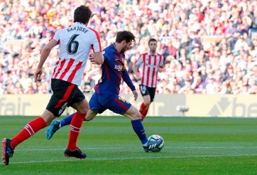 Messi lập công giúp Barca đả bại Athletic Bilbao