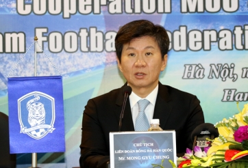 Chủ tịch LĐBĐ Hàn Quốc tin Việt Nam thành thế lực châu Á