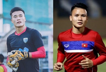 Tiến Dũng và Quang Hải tập trung muộn cùng ĐTVN