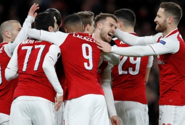 Arsenal đặt một chân vào bán kết Europa League