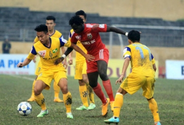 Sông Lam Nghệ An và B.Bình Dương chia điểm đáng tiếc