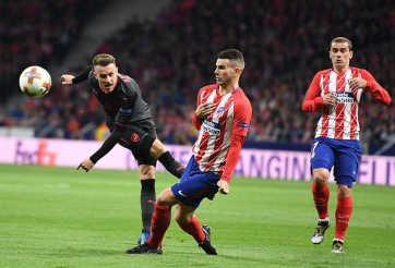 Xem video bàn thắng Atletico 1-0 Arsenal (BK lượt về cúp C2)