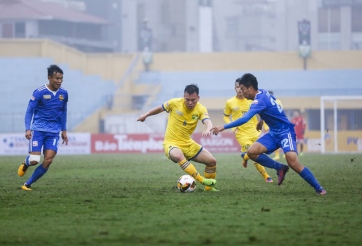 Sông Lam Nghệ An thắng kịch tính Nam Định trên sân khách