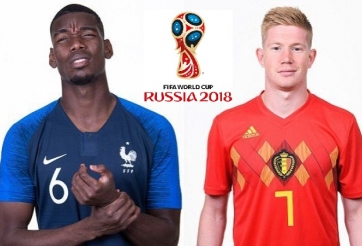 Pháp vs Bỉ, 1h00 ngày 11/7: Chung kết sớm?