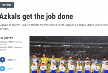 Đội nhà vào bán kết, truyền thông Philippines vẫn thờ ơ