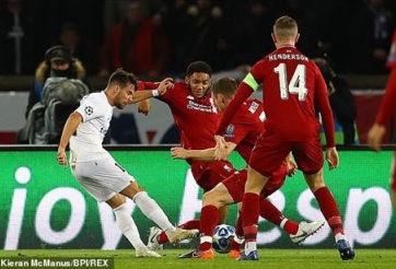 Thua PSG, Liverpool đứng trước nguy cơ bị loại khỏi Cúp C1