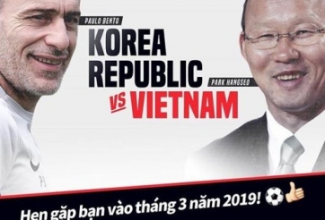 Hàn Quốc chọn được đối thủ 'thế chân' ĐT Việt Nam