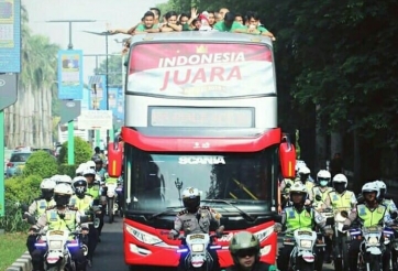 Vô địch U22 Đông Nam Á, Indonesia diễu hành, nhận thưởng ' cực khủng'