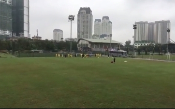 VIDEO: Các cầu thủ Hà Nội tập luyện ở ĐT U23 Việt Nam