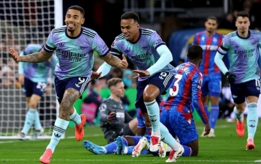 Trực tiếp Crystal Palace vs Arsenal, 22h00 hôm nay 24/5