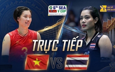 Link xem trực tiếp bóng chuyền nữ SEA V.Cup 2026 hôm nay 2/8: Việt Nam vs Thái Lan