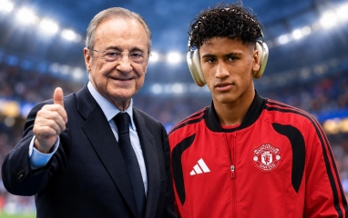 Chủ tịch Perez ra tay, Real Madrid quyết cướp thần đồng MU khỏi Barca