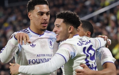 Kết quả Europa League: Jadon Sancho rực sáng, Aston Villa thẳng tiến vòng 16 đội