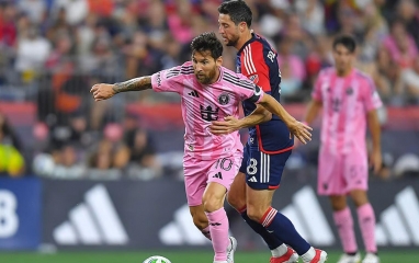 Messi tịt ngòi, Inter Miami mất điểm cay đắng trước New England