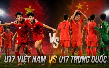 CĐV Trung đồng loạt réo tên Việt Nam khi vào bán kết U17 châu Á
