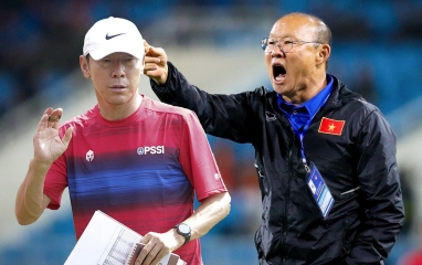 Báo Indonesia: 'Từng bị áp đảo bởi ĐT Việt Nam, Shin Tae-yong nay lật ngược thế cờ trước Park Hang-seo'
