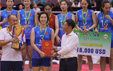 Việt Nam tiếp tục đăng cai giải bóng chuyền nữ hàng đầu Đông Nam Á