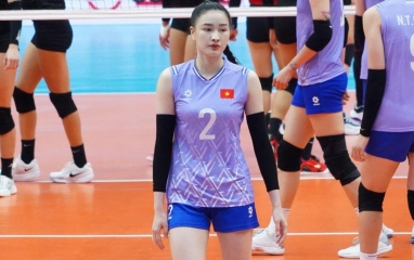 Hoa khôi bóng chuyền Đặng Thị Kim Thanh sang Thái Lan thi đấu
