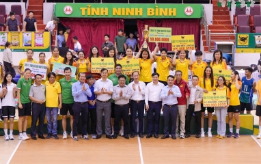 VTV Bình Điền Long An được thưởng tiền tỉ nhờ chức vô địch Cúp Hoa Lư