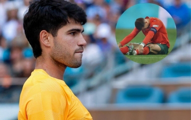 Alcaraz khiến Ronaldo dính chấn thương