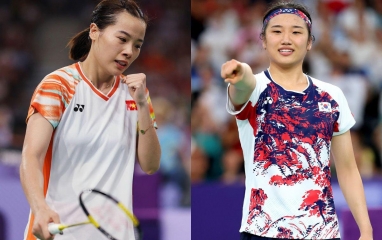 Trực tiếp cầu lông Nguyễn Thùy Linh vs An Se-young, 14h10 hôm nay 9/4