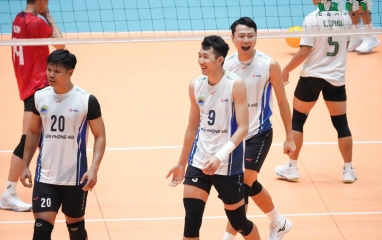 Trực tiếp bóng chuyền Biên Phòng vs Thể Công Tân Cảng, 14h30 hôm nay 16/4