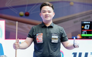 Bao Phương Vinh lên ngôi á quân carom 3 băng châu Á