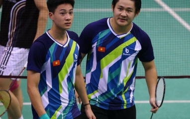 Đình Hoàng-Đình Mạnh vượt qua vòng loại cầu lông Thailand Open 2026