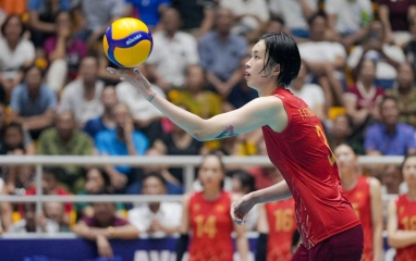 Chủ công Thanh Thúy dẫn đầu thống kê quan trọng ở AVC Cup 2026