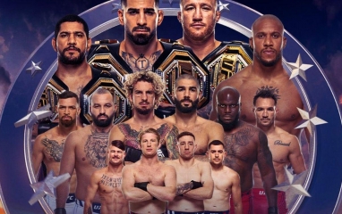 UFC Freedom 250: Topuria lần đầu biết thua, Gane dạy Pereira bài học đắt giá