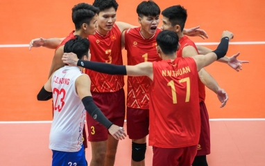 Bóng chuyền nam Việt Nam chuẩn bị thi đấu giao hữu quốc tế