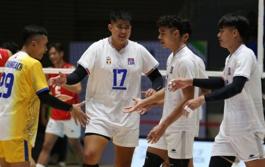 Bóng chuyền Campuchia hạ đẹp Thái Lan, tạo cú sốc lớn nhất SEA V.Cup 2026