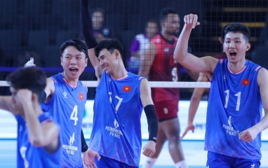 Thắng nhọc Myanmar, Việt Nam lọt bán kết chặng 2 SEA V.Cup 2026