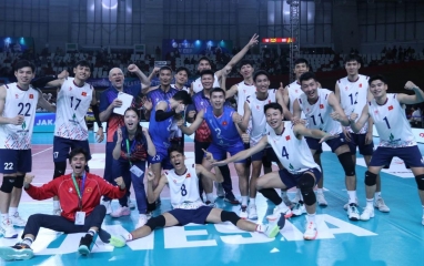 Vô địch SEA V.Cup, bóng chuyền nam Việt Nam chính thức vượt mặt Thái Lan