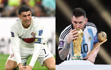 Ronaldo cầu xin để Messi không vô địch World Cup