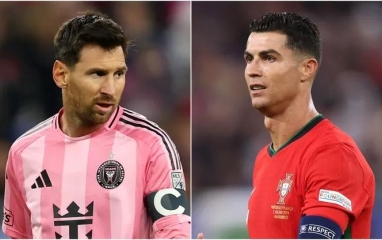 Ronaldo bất ngờ bị thay thế bởi Messi trước thềm World Cup 2026