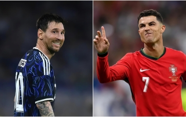 Ronaldo khiến cột mốc vĩ đại của Messi bị lu mờ