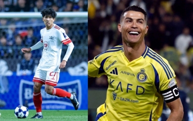 Đội Thái Lan trên đường đấu Ronaldo tại chung kết giải châu Á