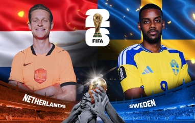 Link xem trực tiếp Hà Lan vs Thụy Điển hôm nay 21/6 trên VTV - World Cup 2026